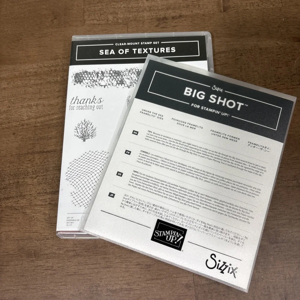 Stampin' Up! Sea of Textures Stamps & Under The Sea Dies